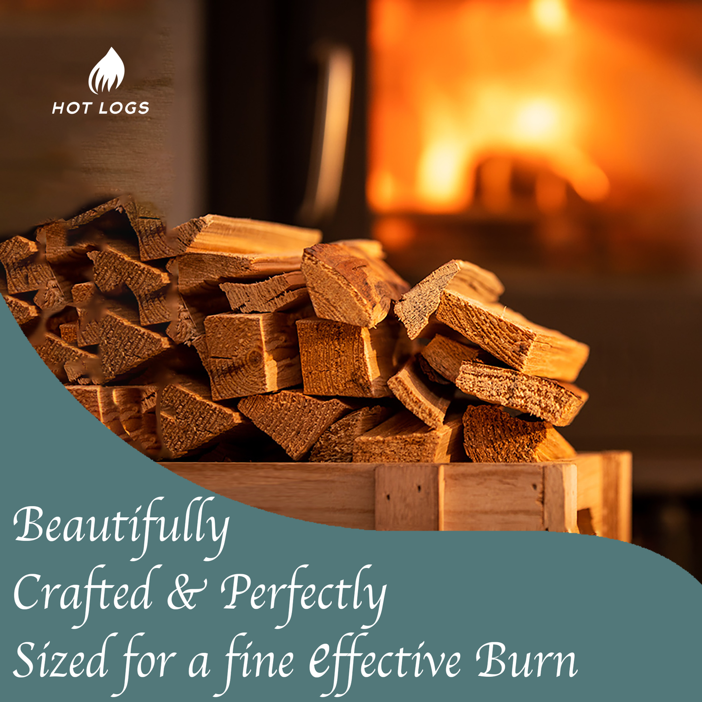 6kg Box of Kindling Wood Kiln Dried Value Box