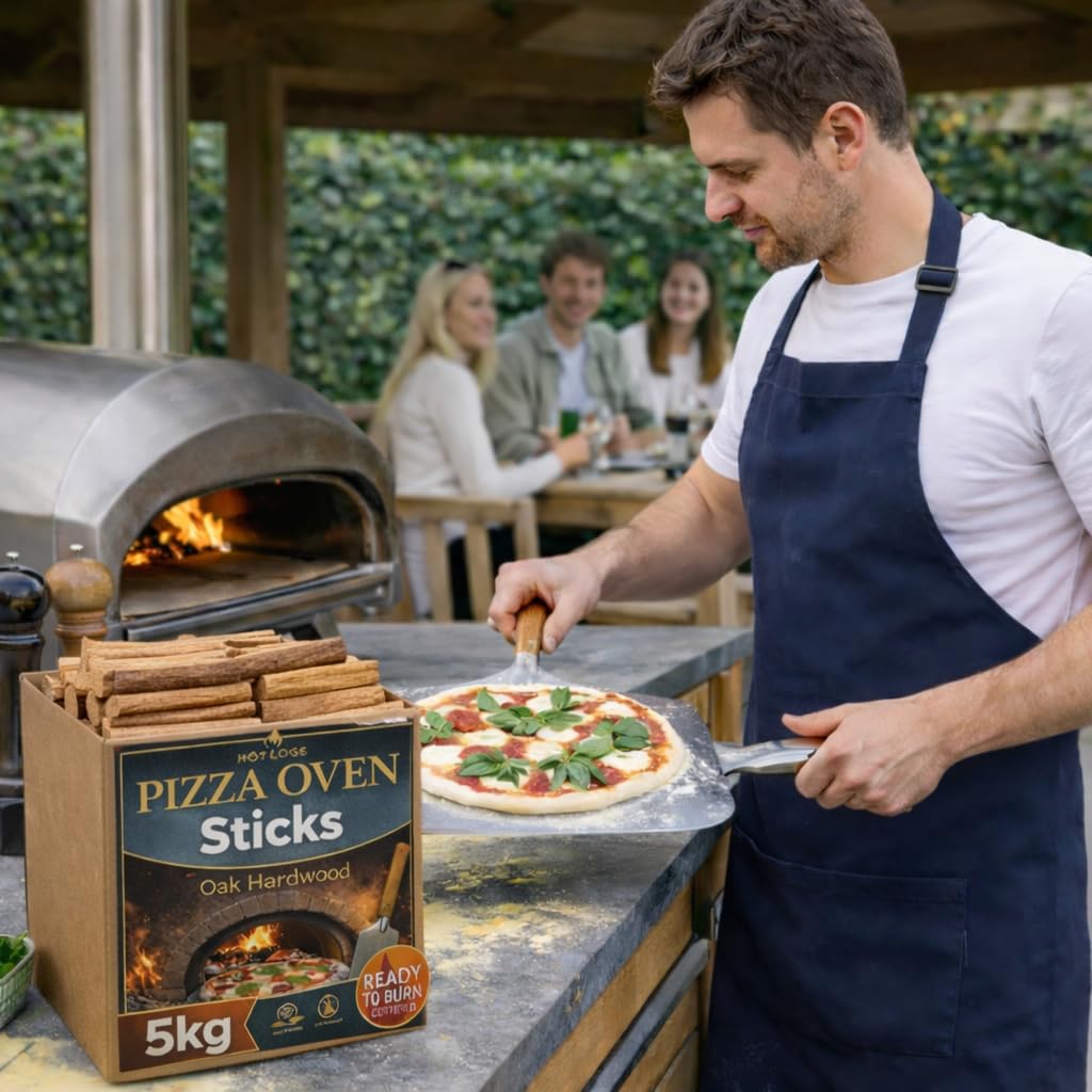 5kg Premium Oak Wood Pizza Sticks for Small Pizza Ovens